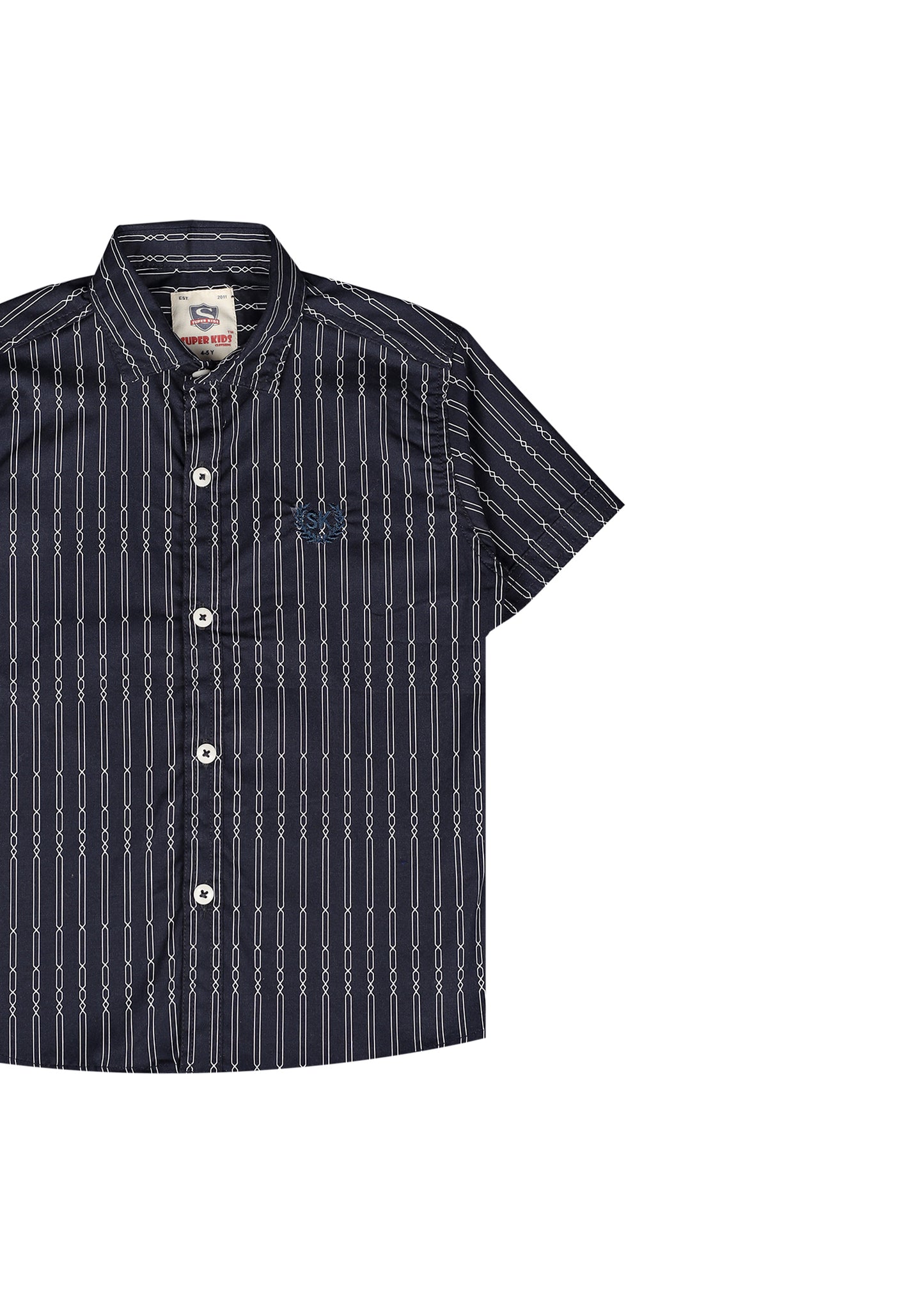 Navy Blue Short Sleeve Shirt