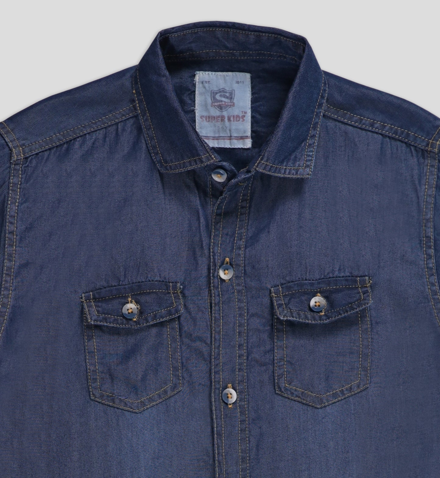 Double Pocket Denim Shirt