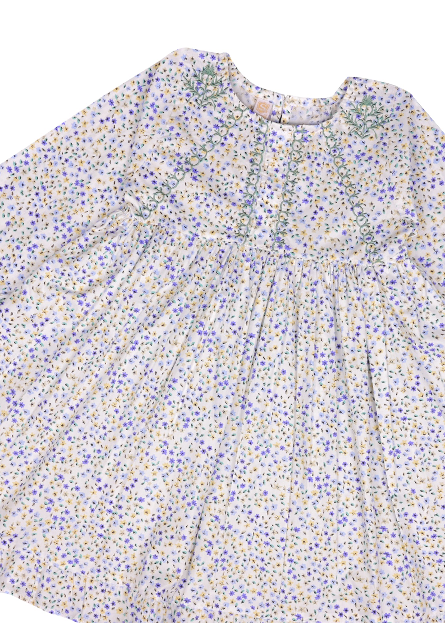 Floral Printed Long Frock