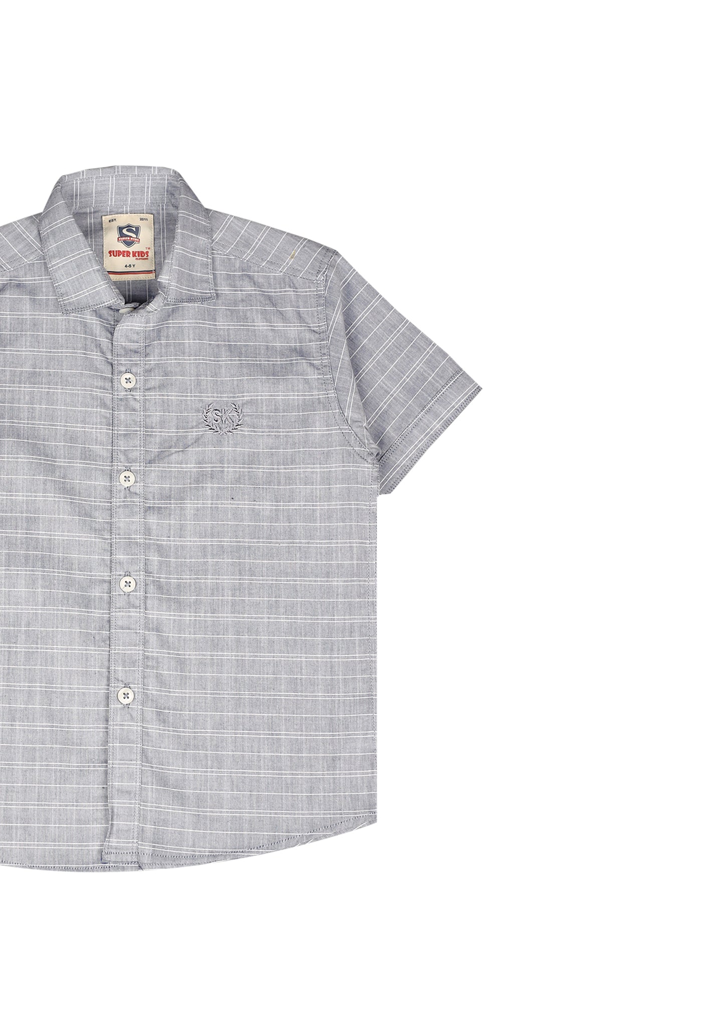 Grey Linning Short Sleeve Shirt