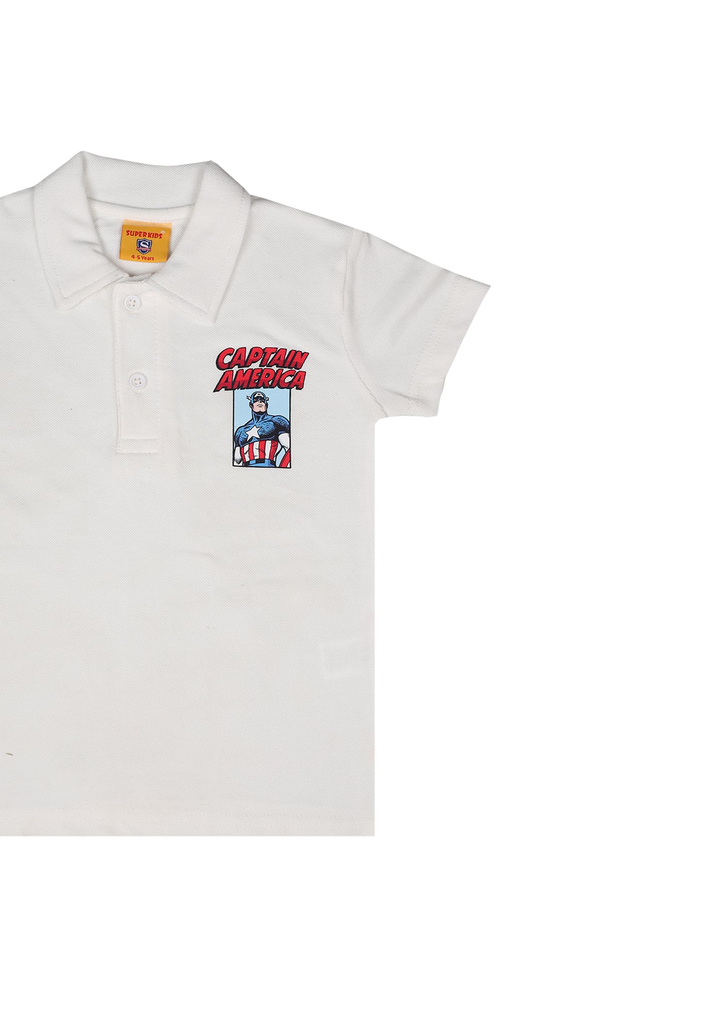 Captain America Grapic Polo Shirt