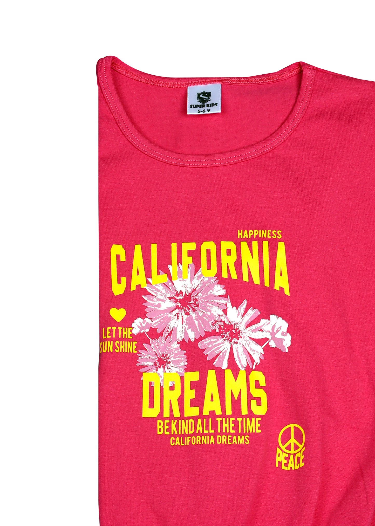 Happiness California Crop T-Shirt