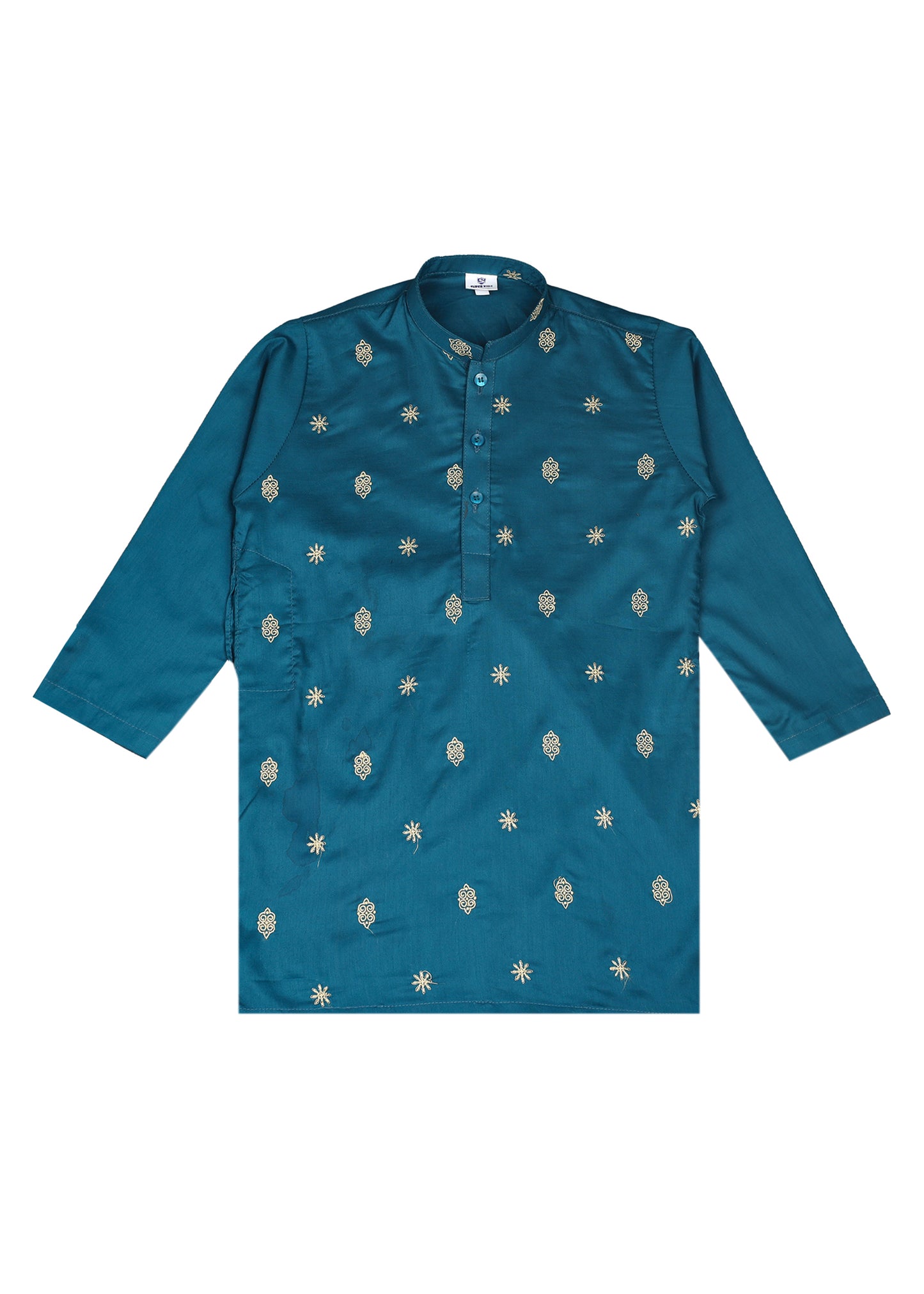 Boy's Embroidered Kurta & Trouser