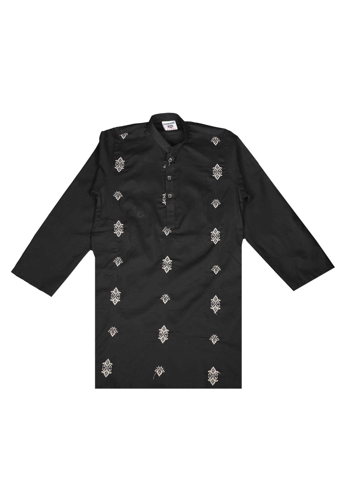 Boy's All Over Embroidered Kurta Trouser
