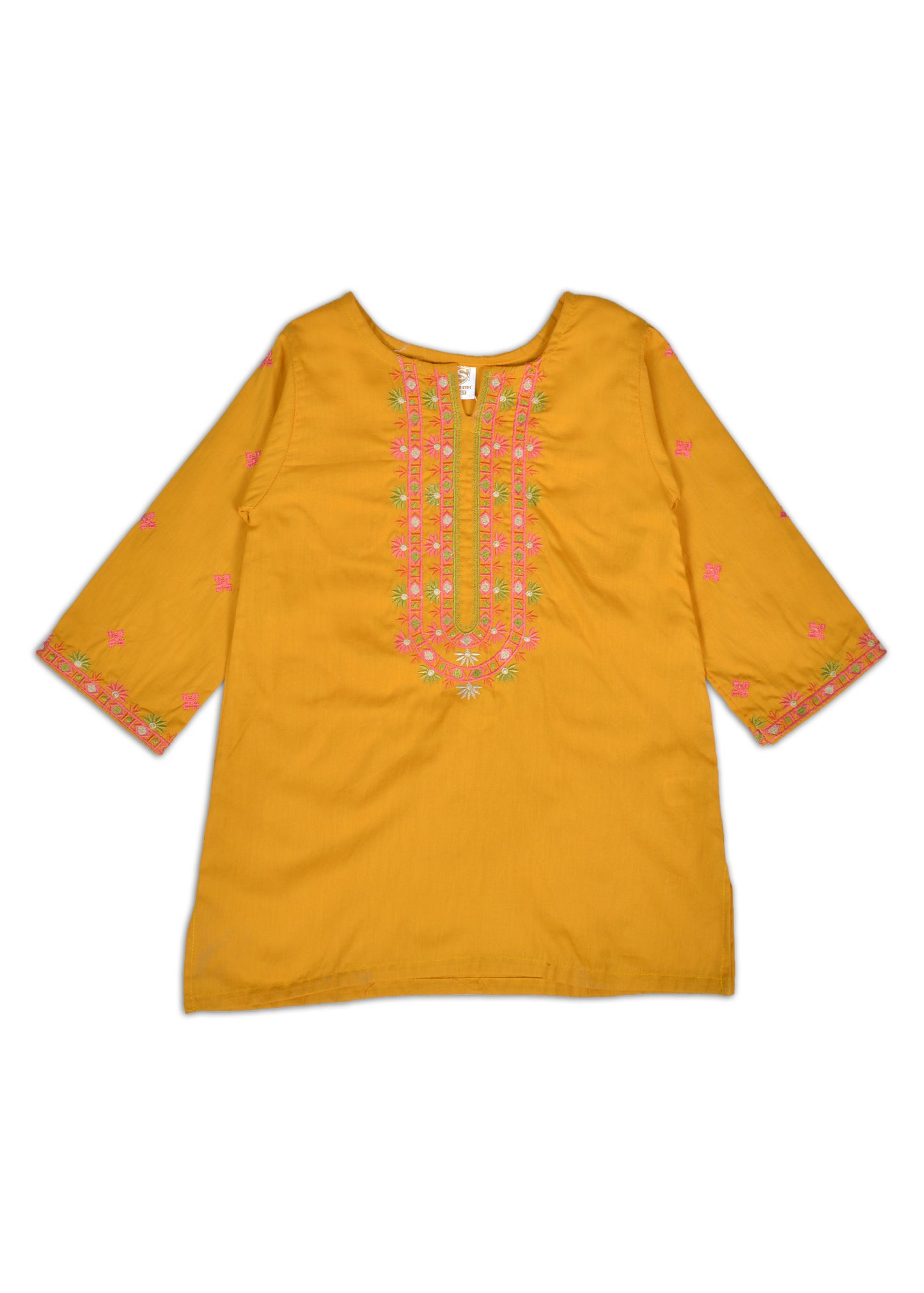 Embroidered Kammez & Shalwar
