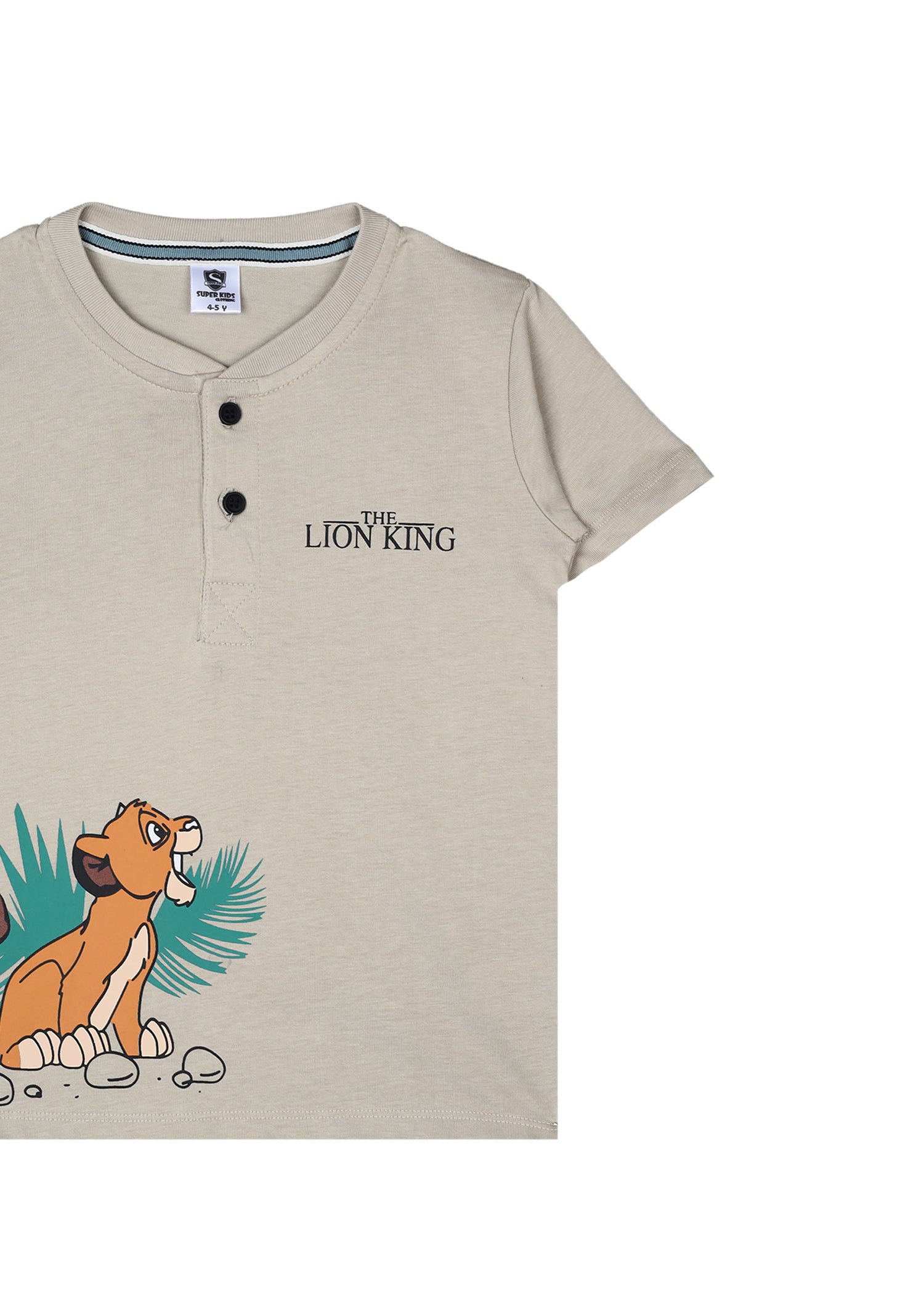 The Lion King Grapic Henley T-Shirt