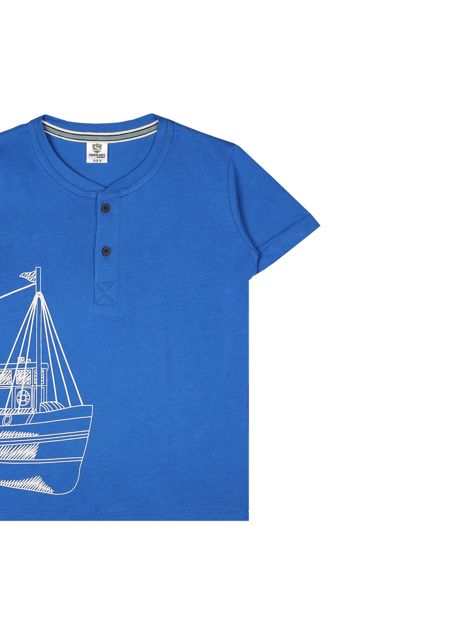 Ship Grapic Henley T-Shirt