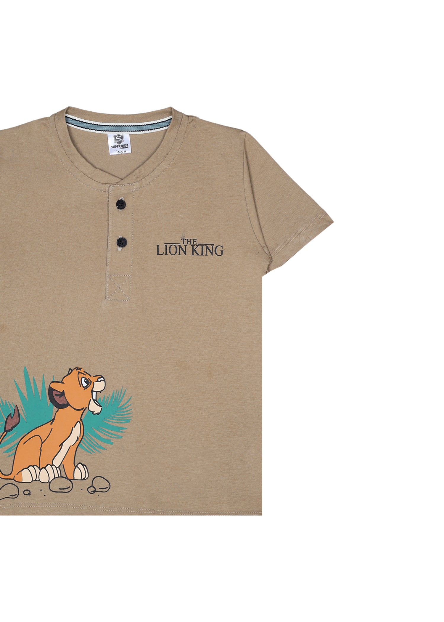 The Lion King Grapic Henley T-Shirt