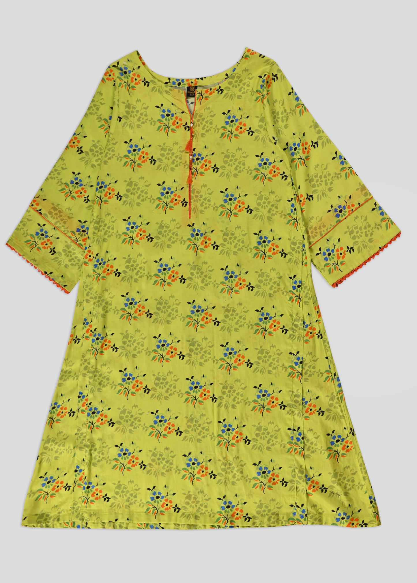 Ladies 2PC Printed Lawn Dress
