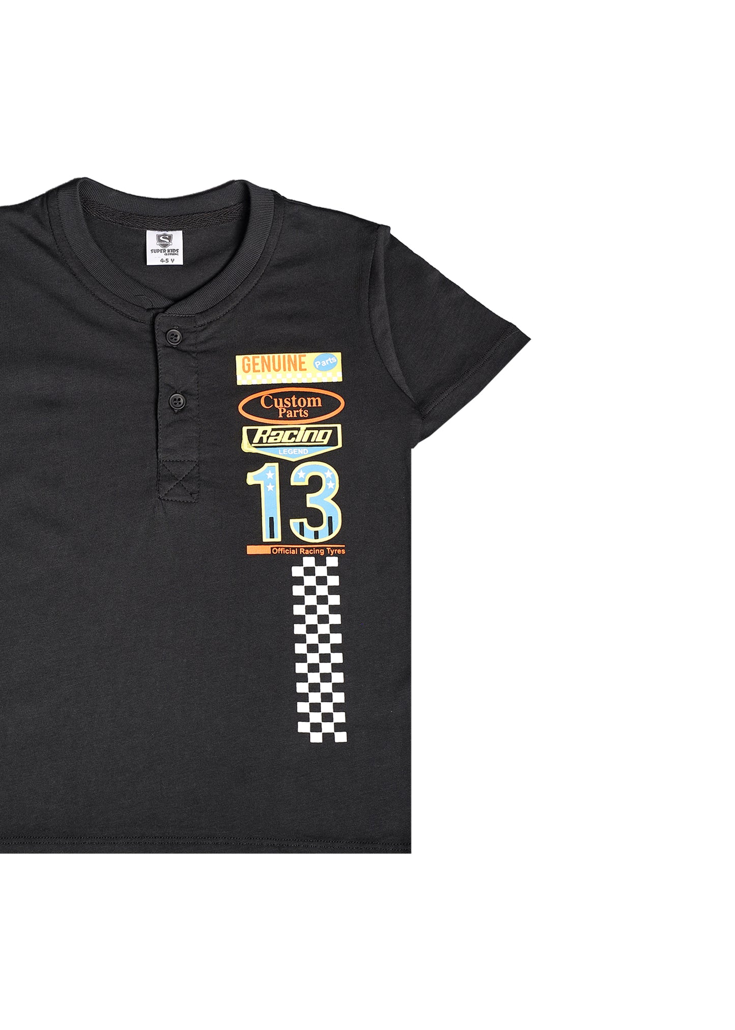Racing Legeng 13 Grapic Henley T-Shirt