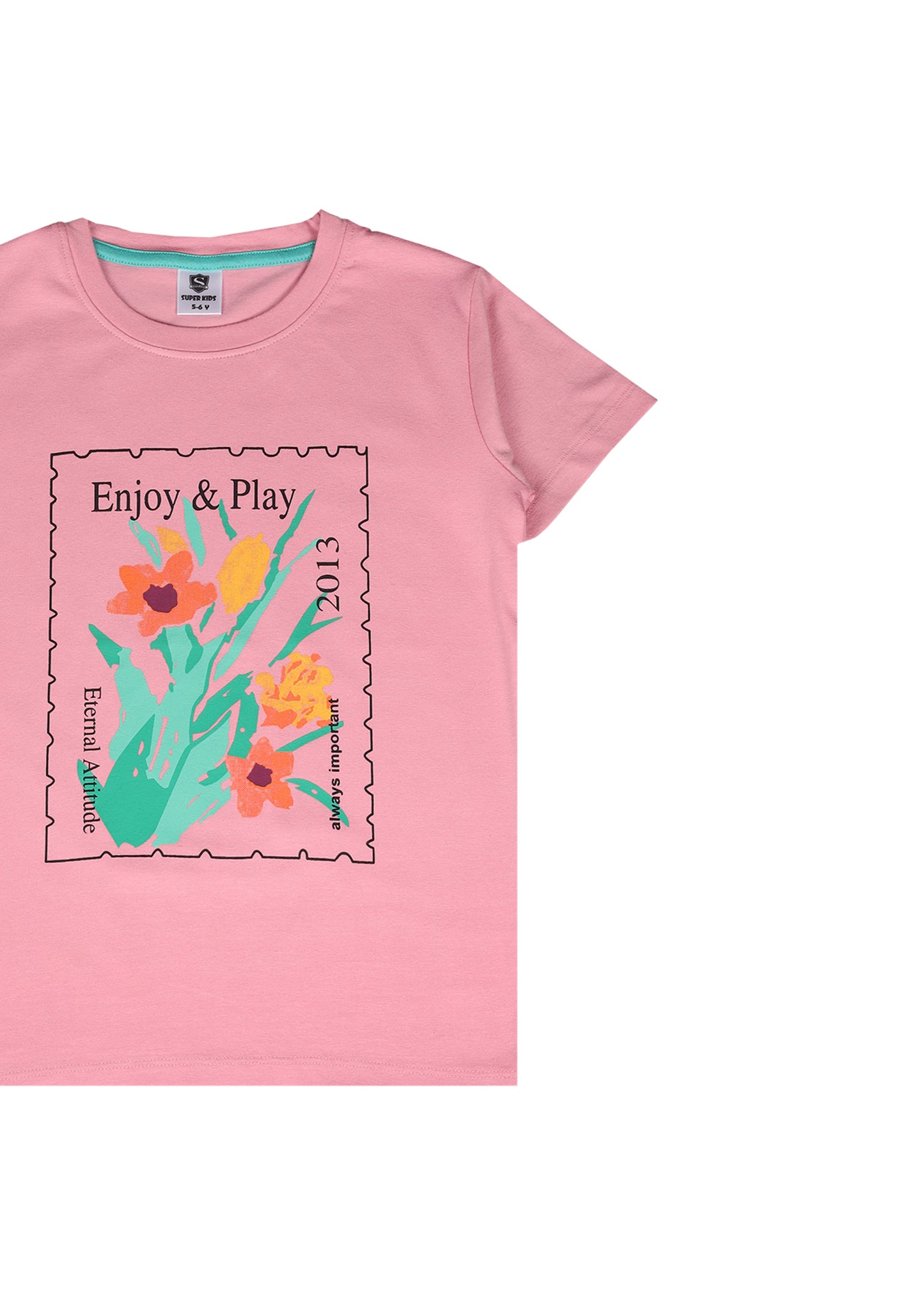 Floral Printed Grapic T-Shirt