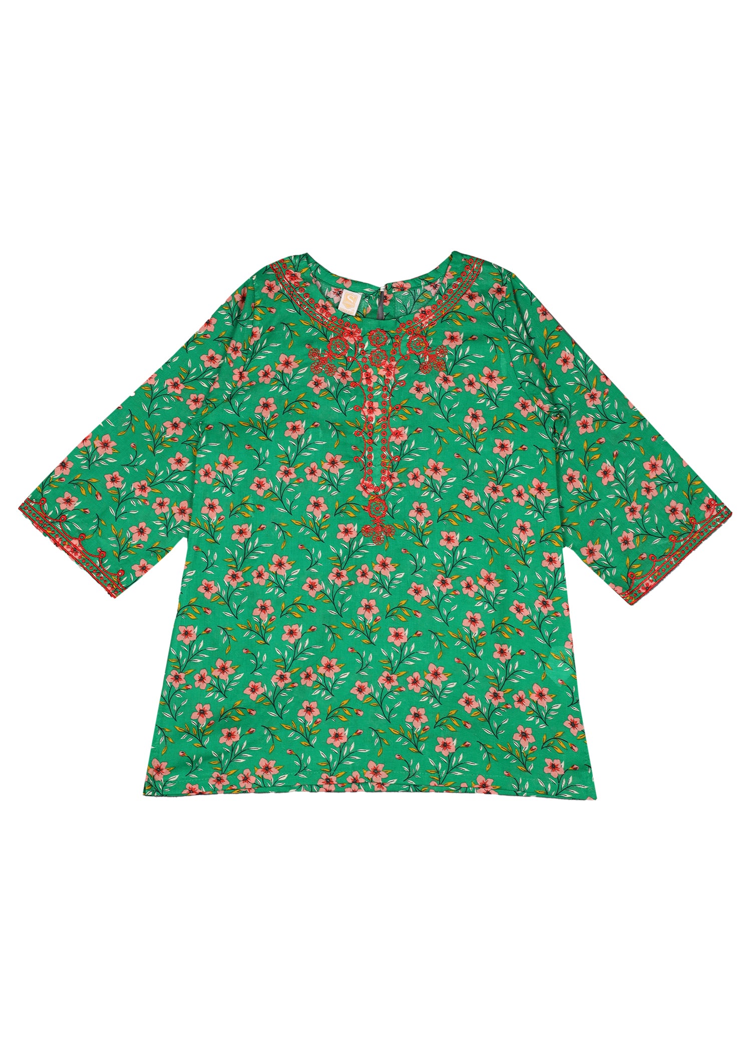 Embroidered Kameez With Trouser