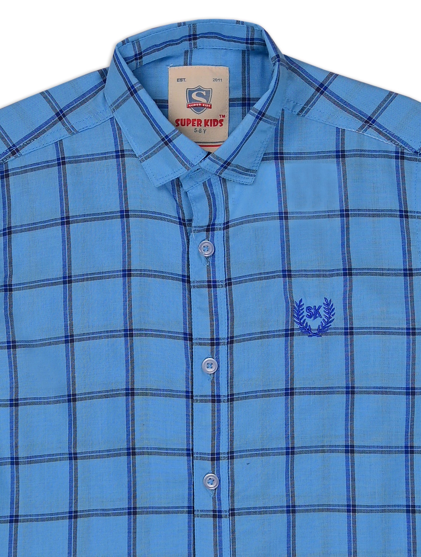 Skyblue Check Shirt