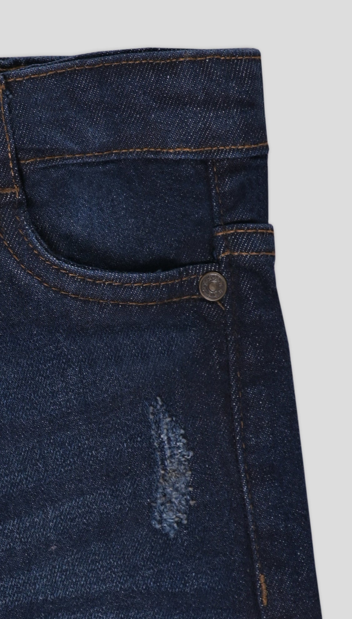 Ripped Denim Short