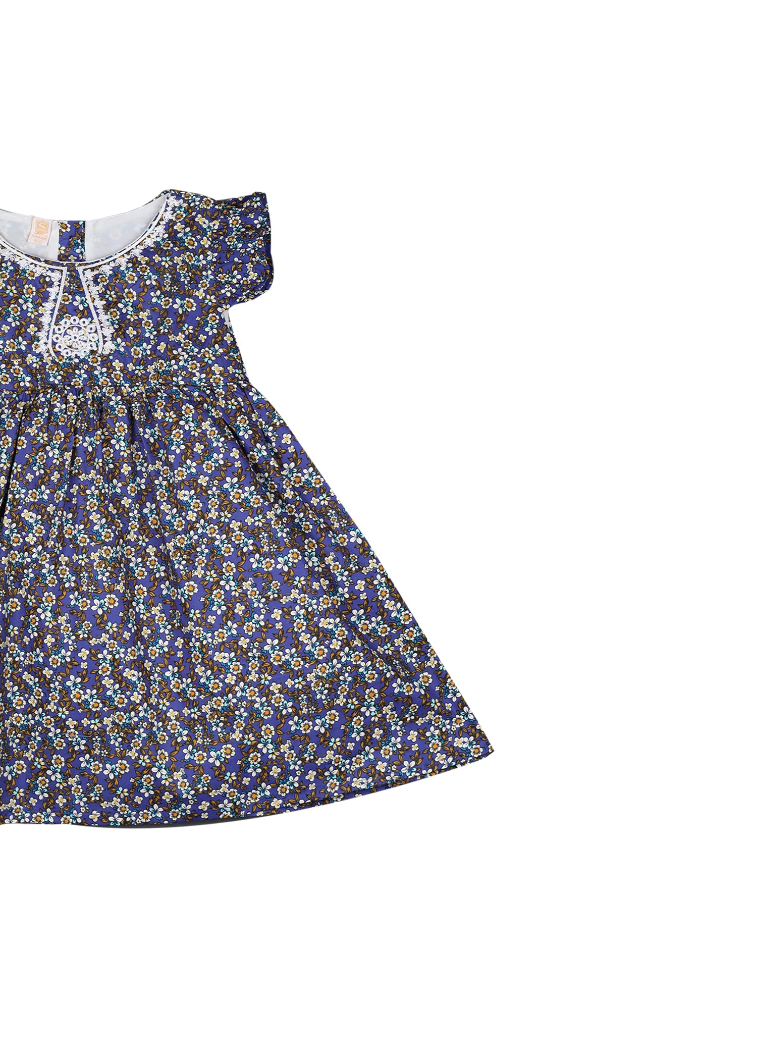 Floral Printed Casual Frock