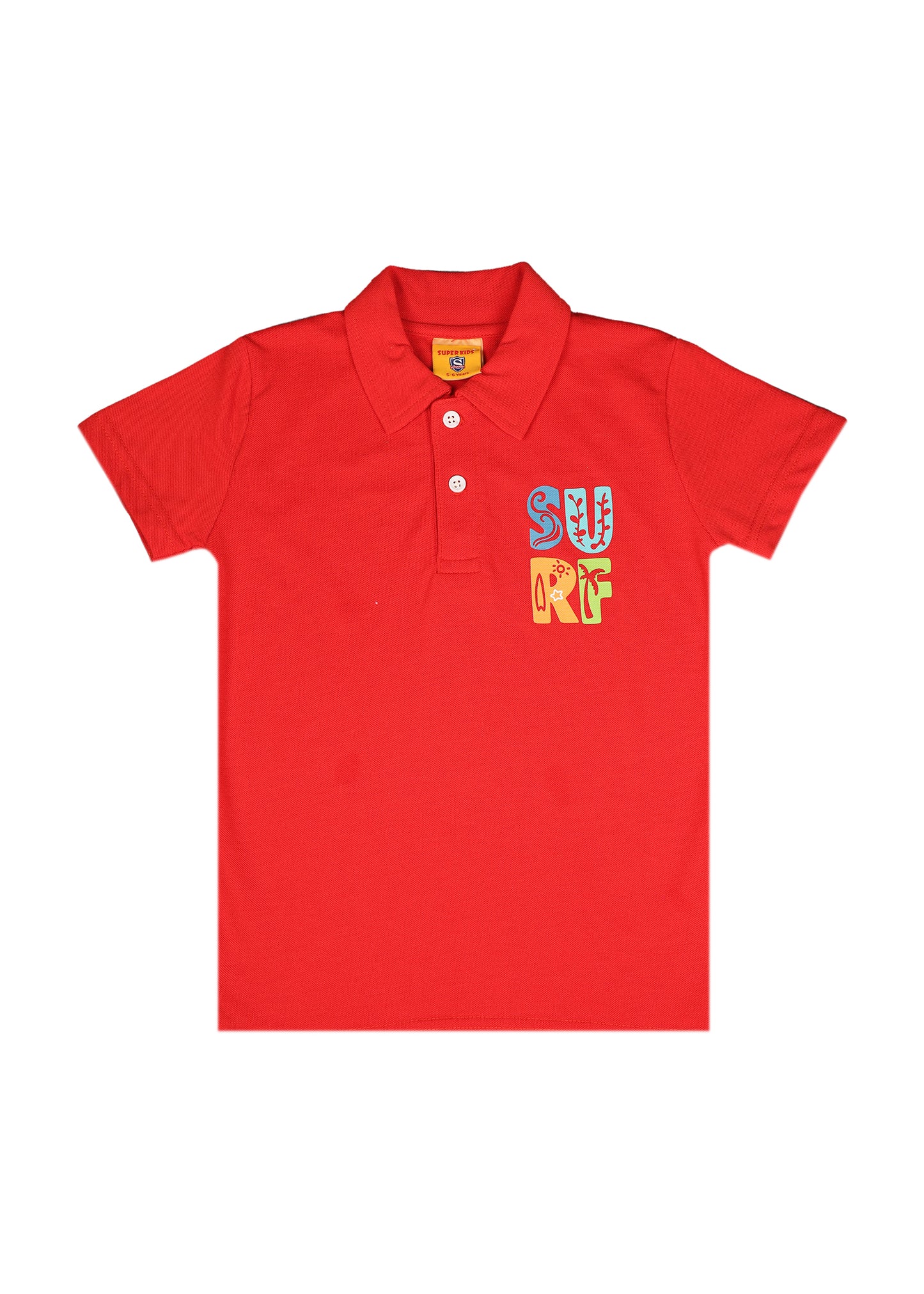 SURF Grapic Polo Shirt & Short Set