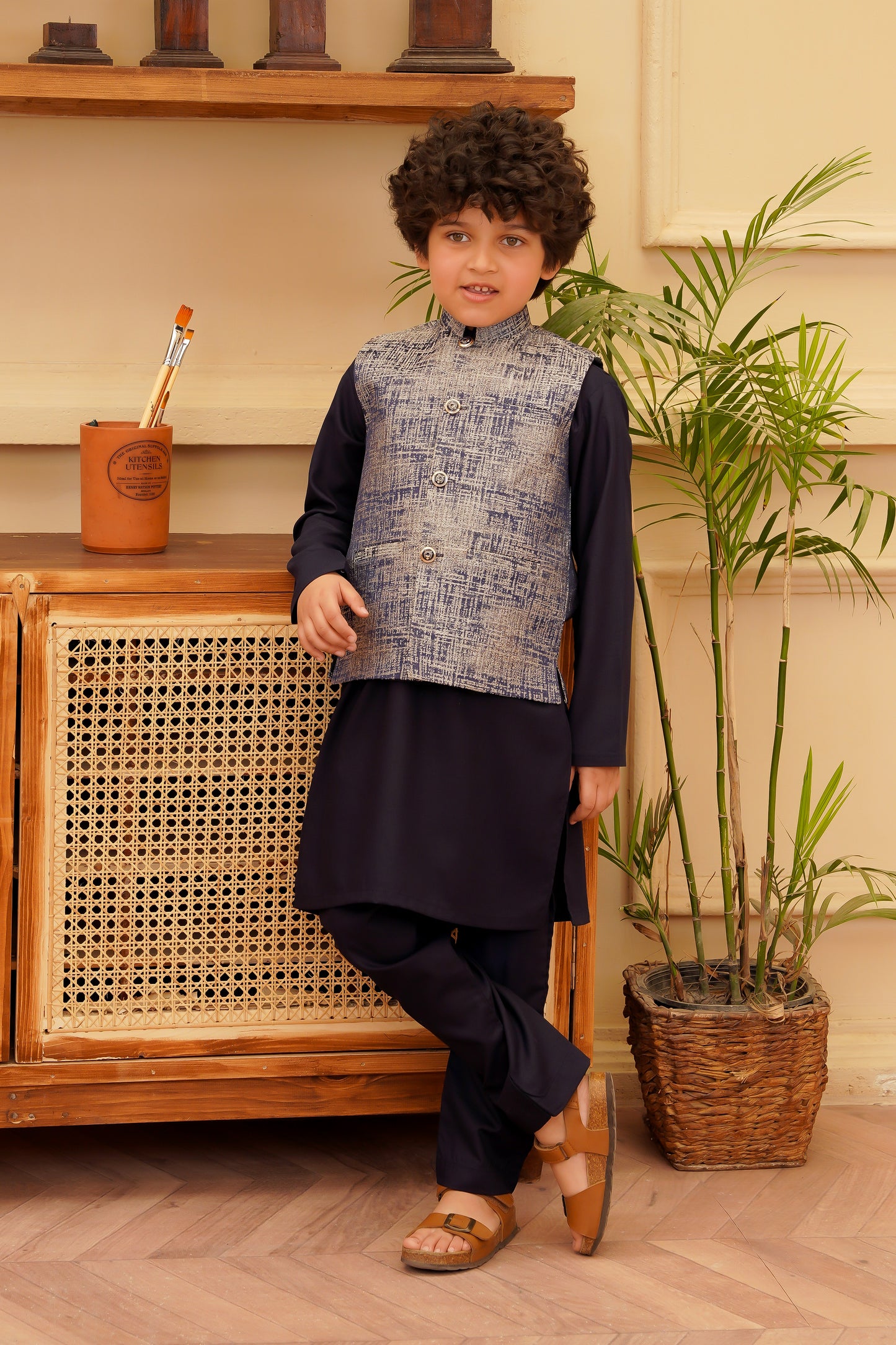 Boy's Shalwarsuit&Waistcoat