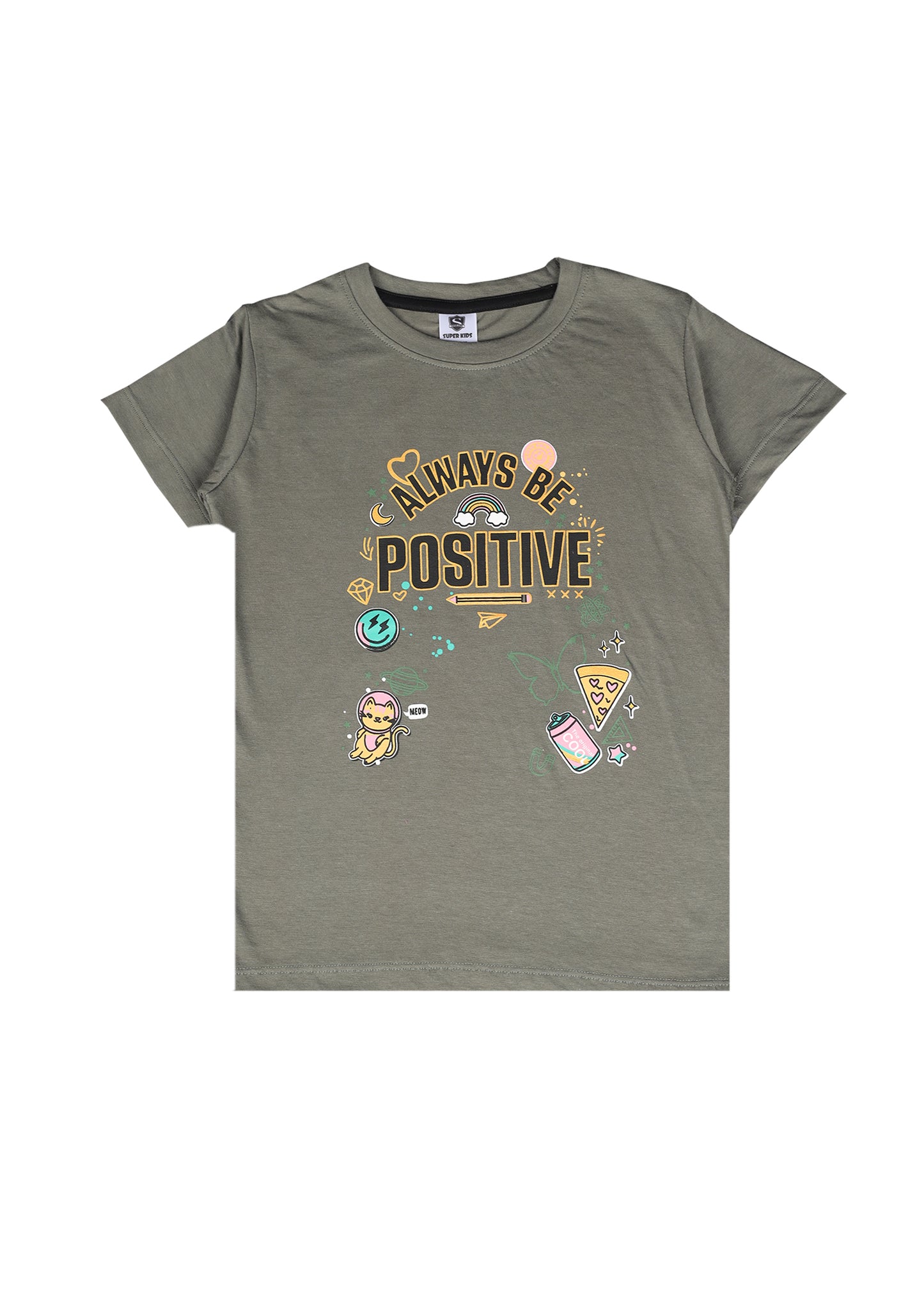 Always Be Positive Grapic T-Shirt
