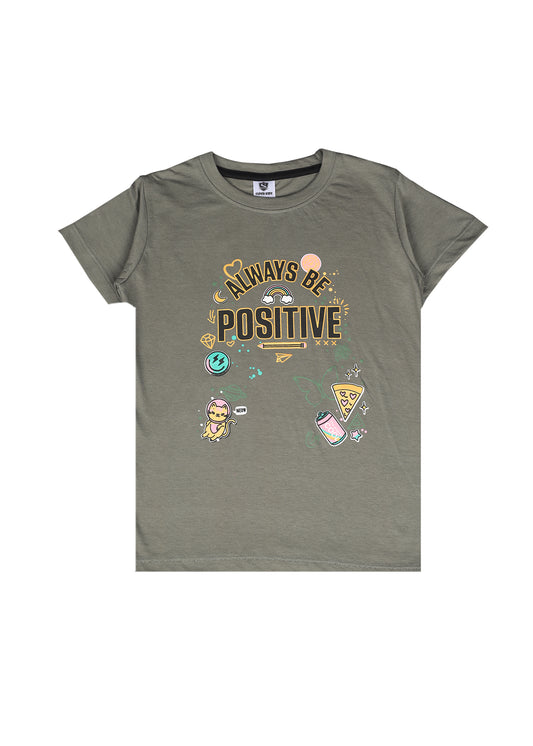 Always Be Positive Grapic T-Shirt