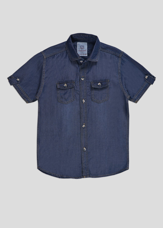 Double Pocket Denim Shirt