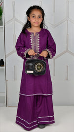 Load image into Gallery viewer, Embroidered Kameez &amp; Sharara
