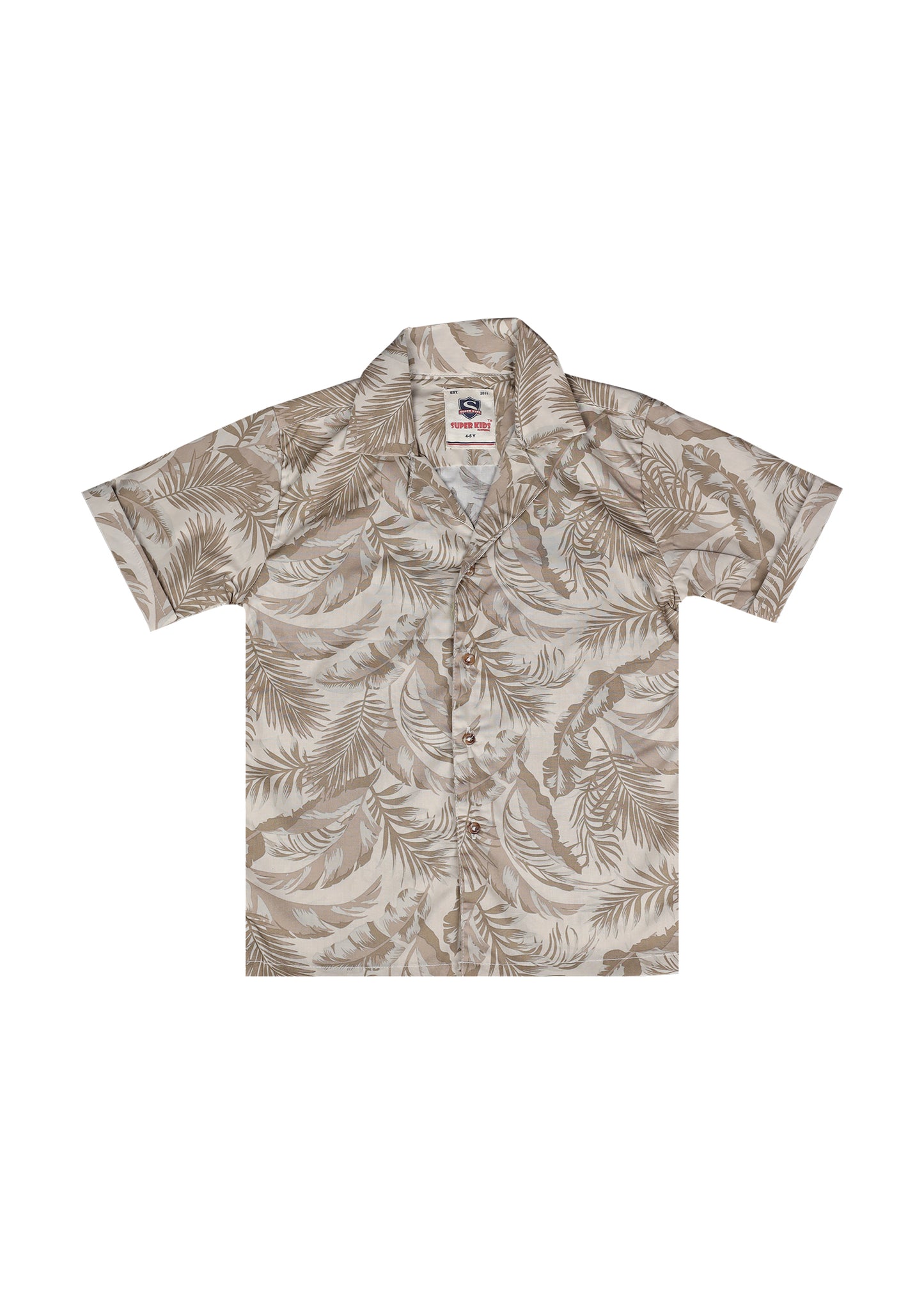 Skin Printed Ressort Collor Shirt