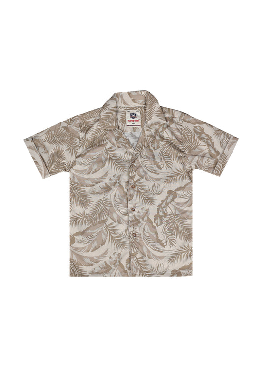Skin Printed Ressort Collor Shirt