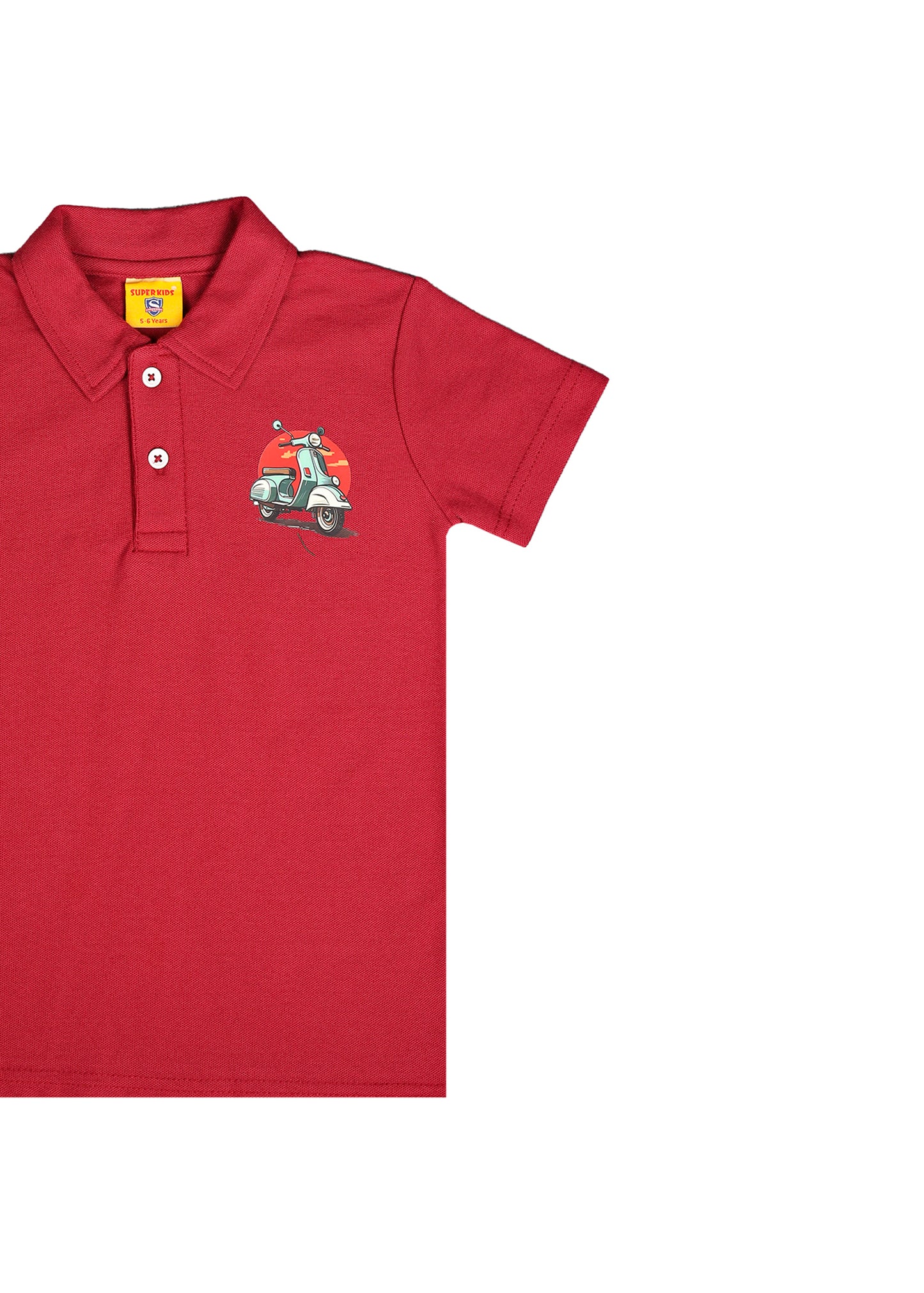 Scooter Grapic Polo Shirt