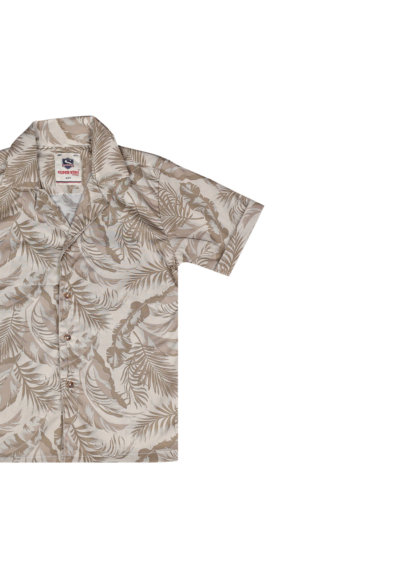 Skin Printed Ressort Collor Shirt