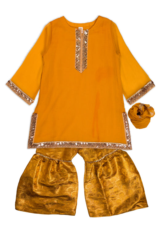 Embelliahed Kameez,Trouser & Dupatta