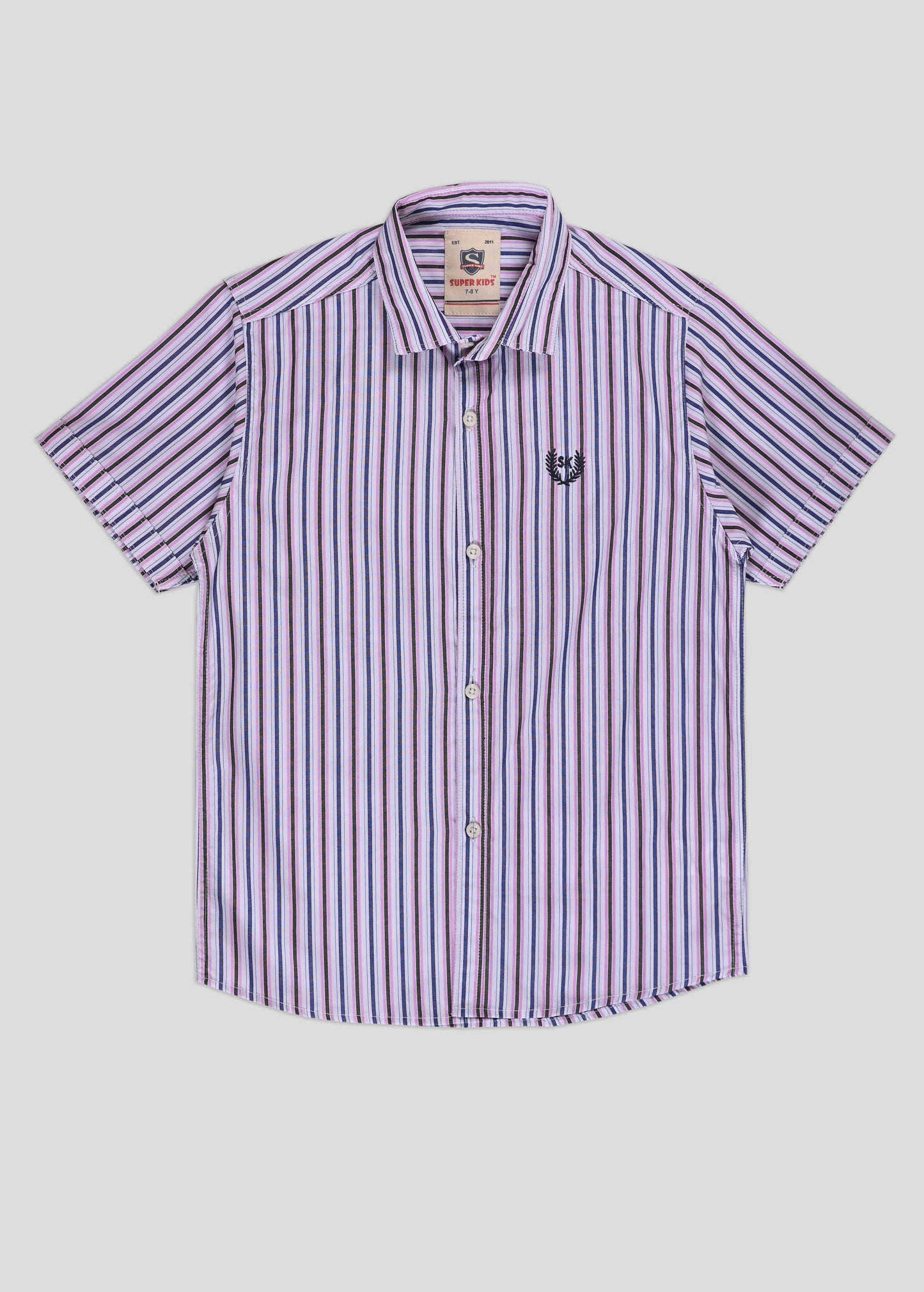 Striped Botton-Up Shirt