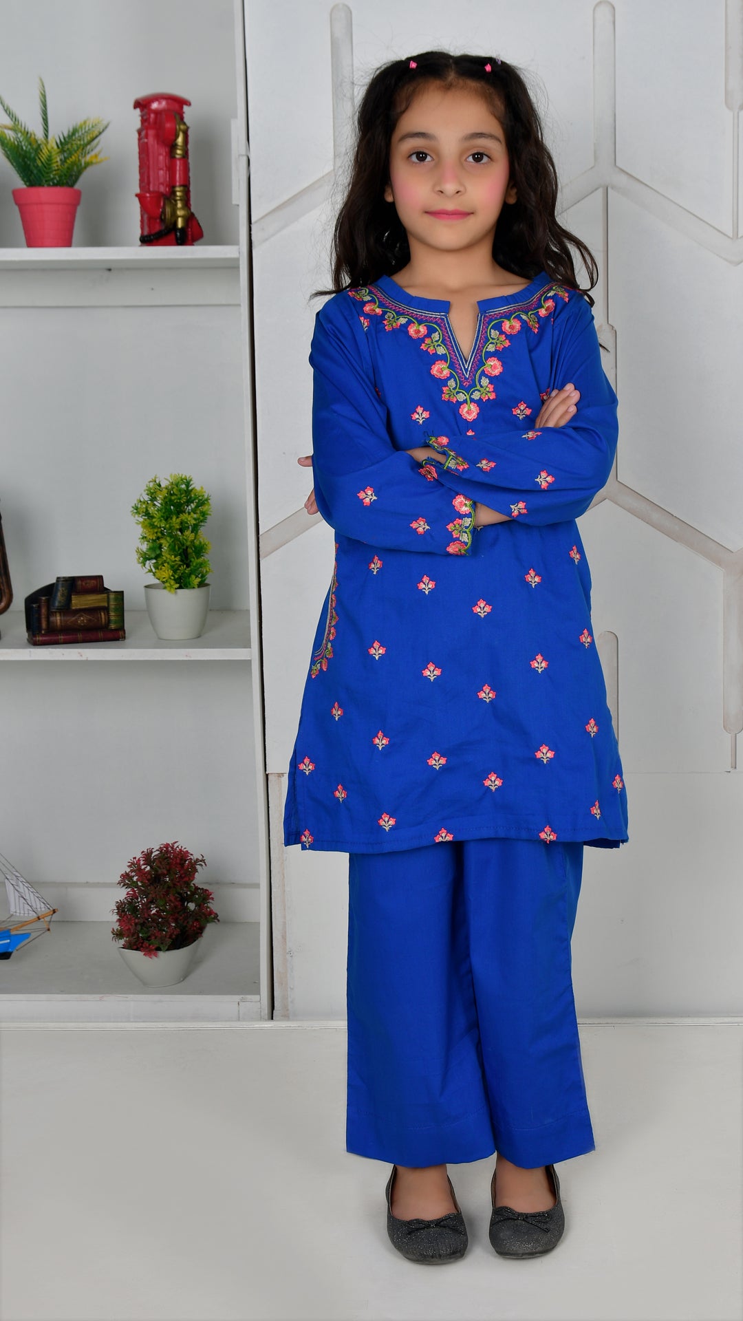 Embroidered Kameez & Trouser