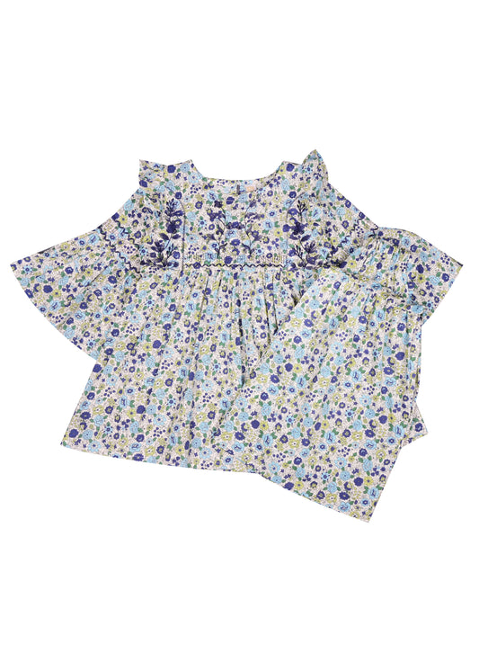 Floral Printed Frock With Gharara