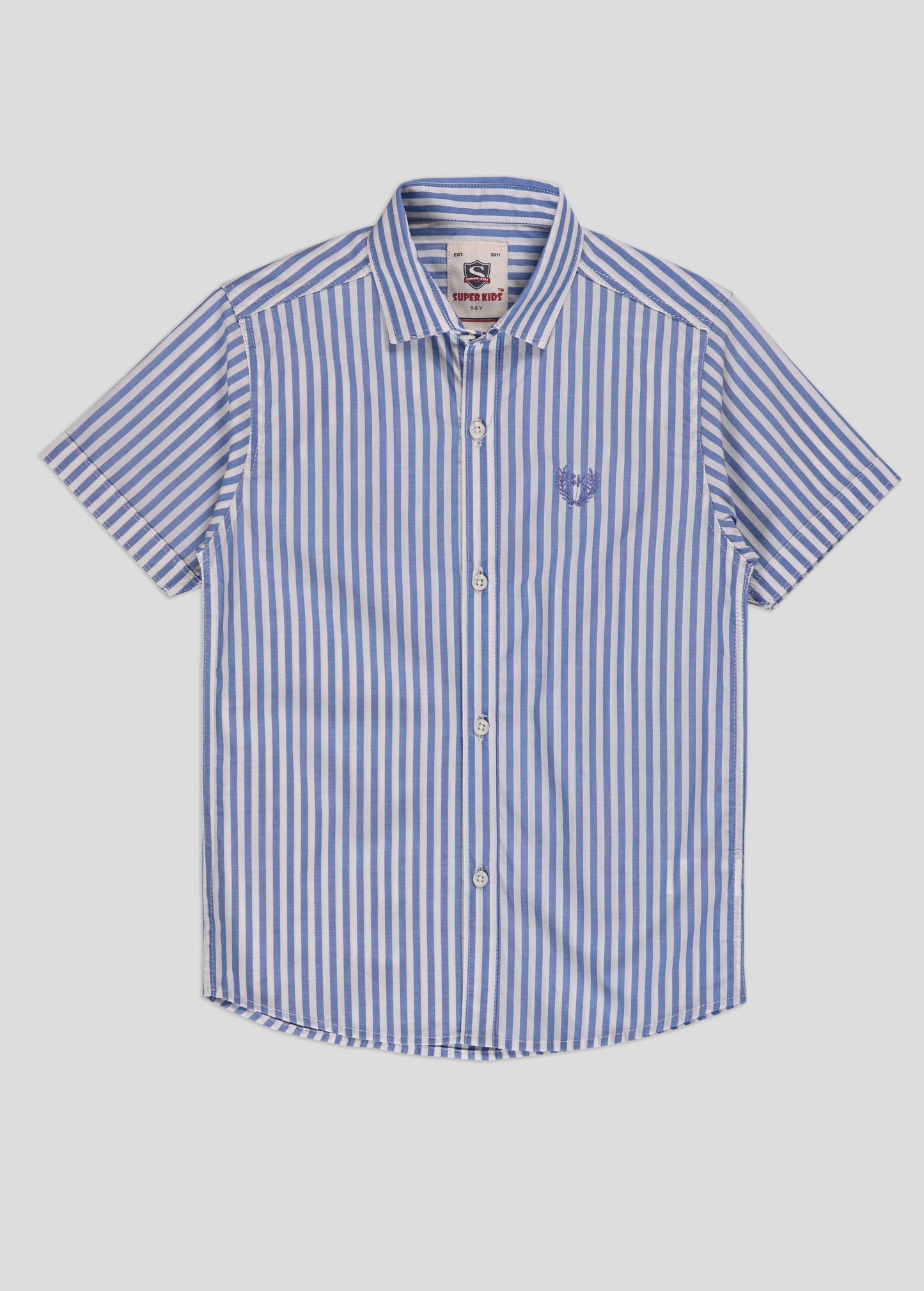 Striped Botton-Up Shirt