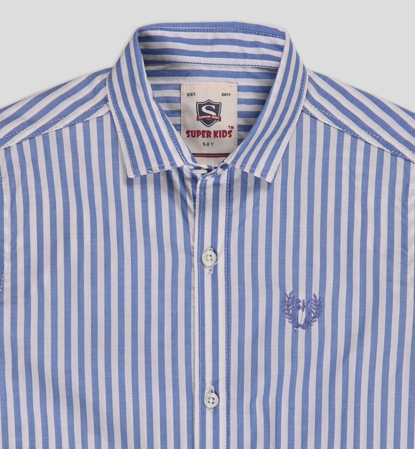Striped Botton-Up Shirt