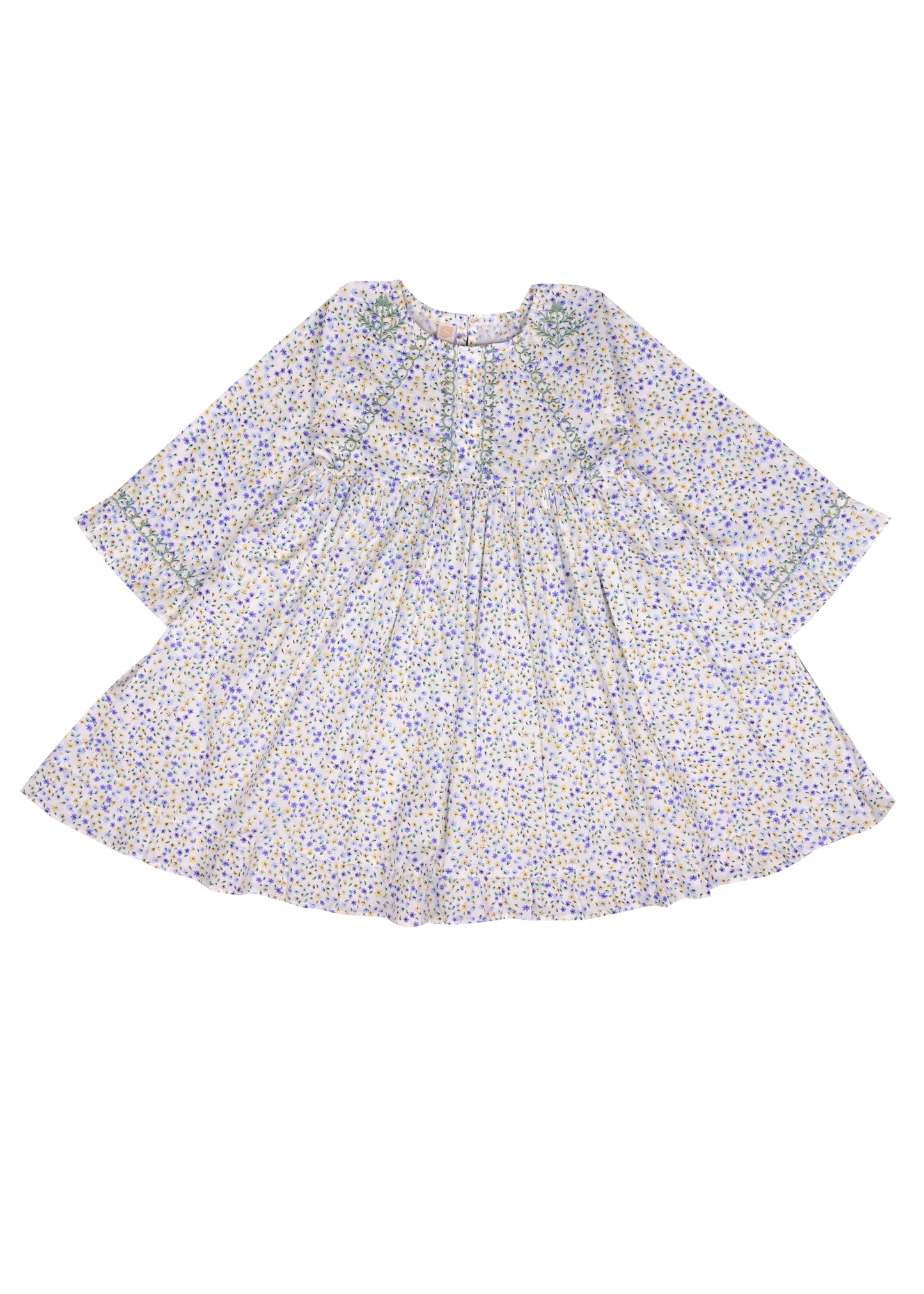 Floral Printed Long Frock