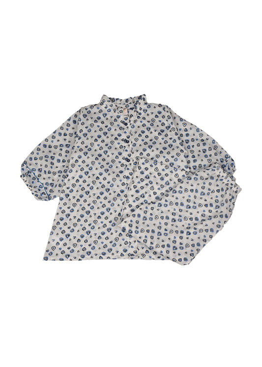 Printed Frock With Trouser