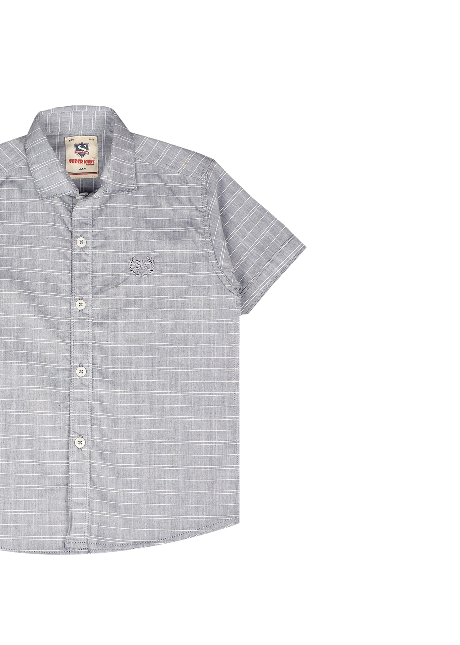 Grey Linning Short Sleeve Shirt