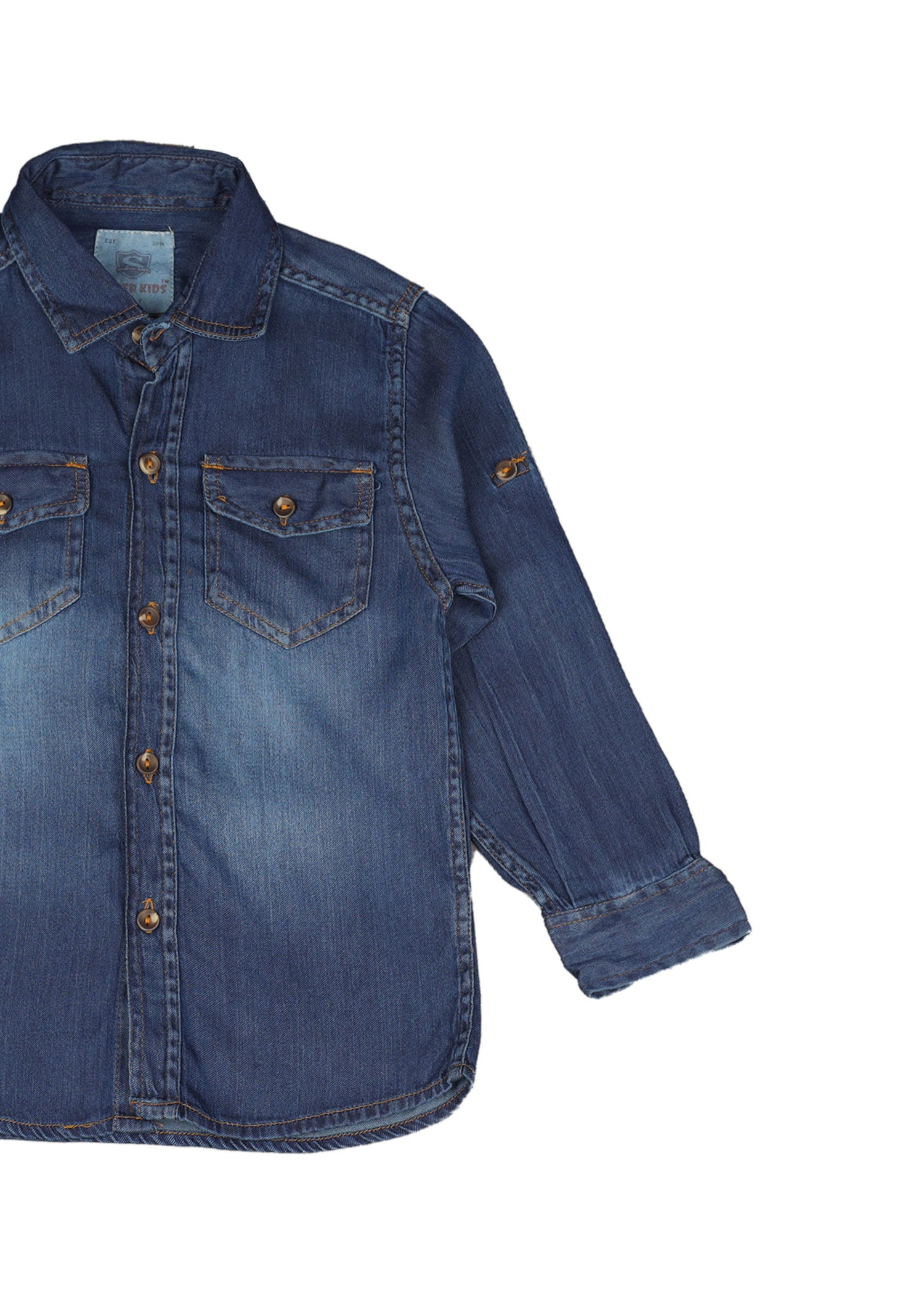 Double Pocket Denim Shirt