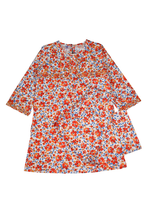 Embroidered Kameez With Trouser