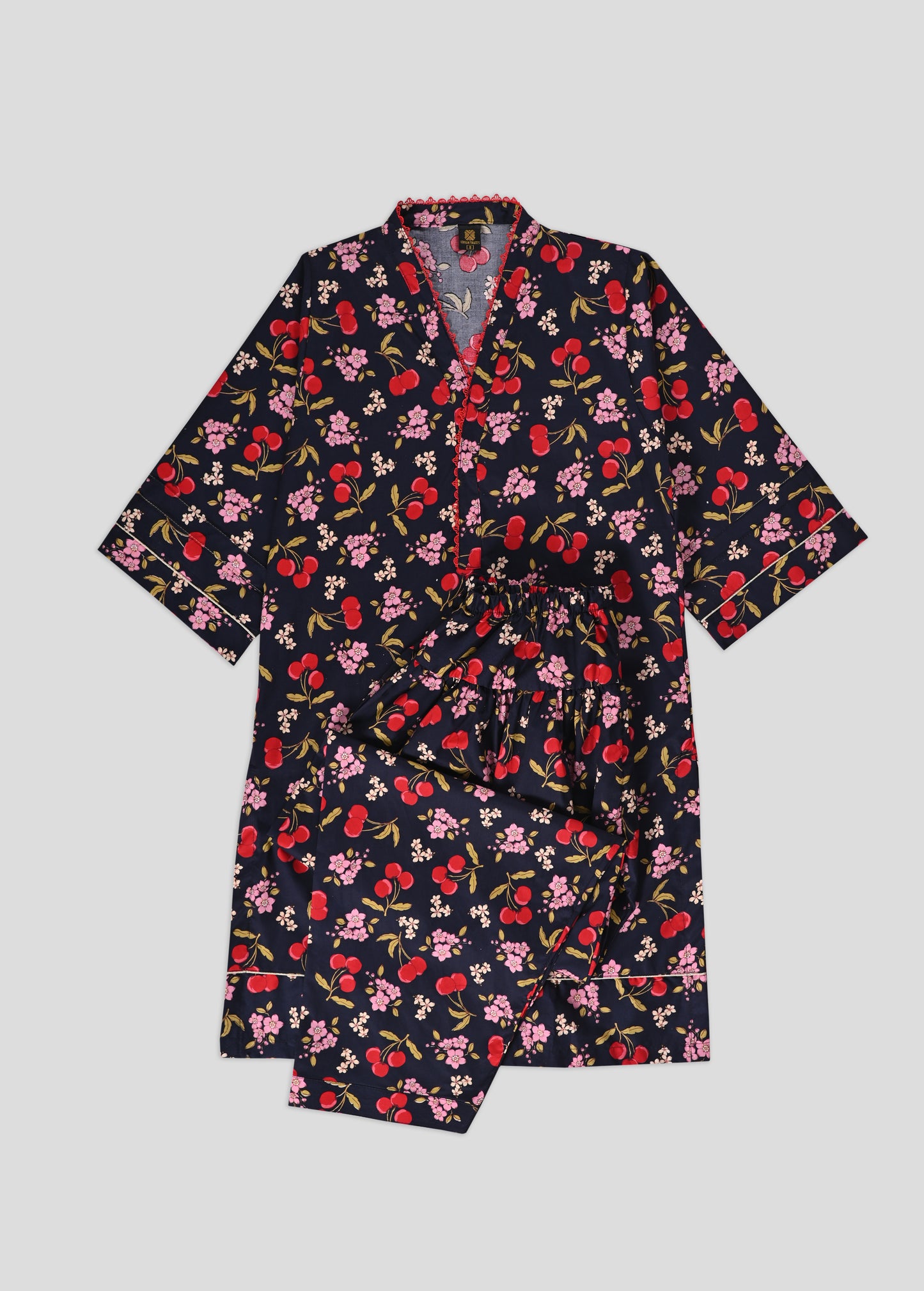 Ladies 2PC Printed Lawn Dress