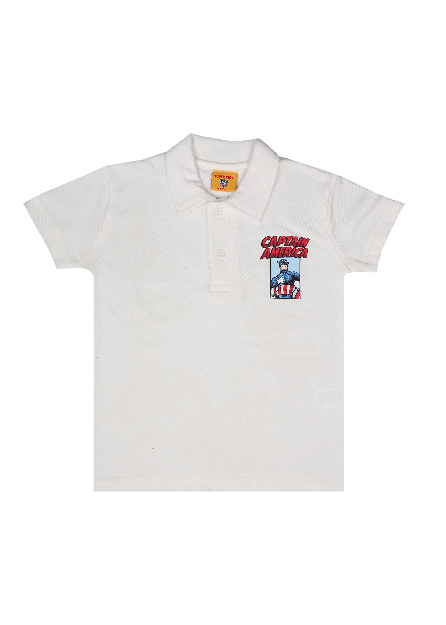 Captain America Grapic Polo Shirt