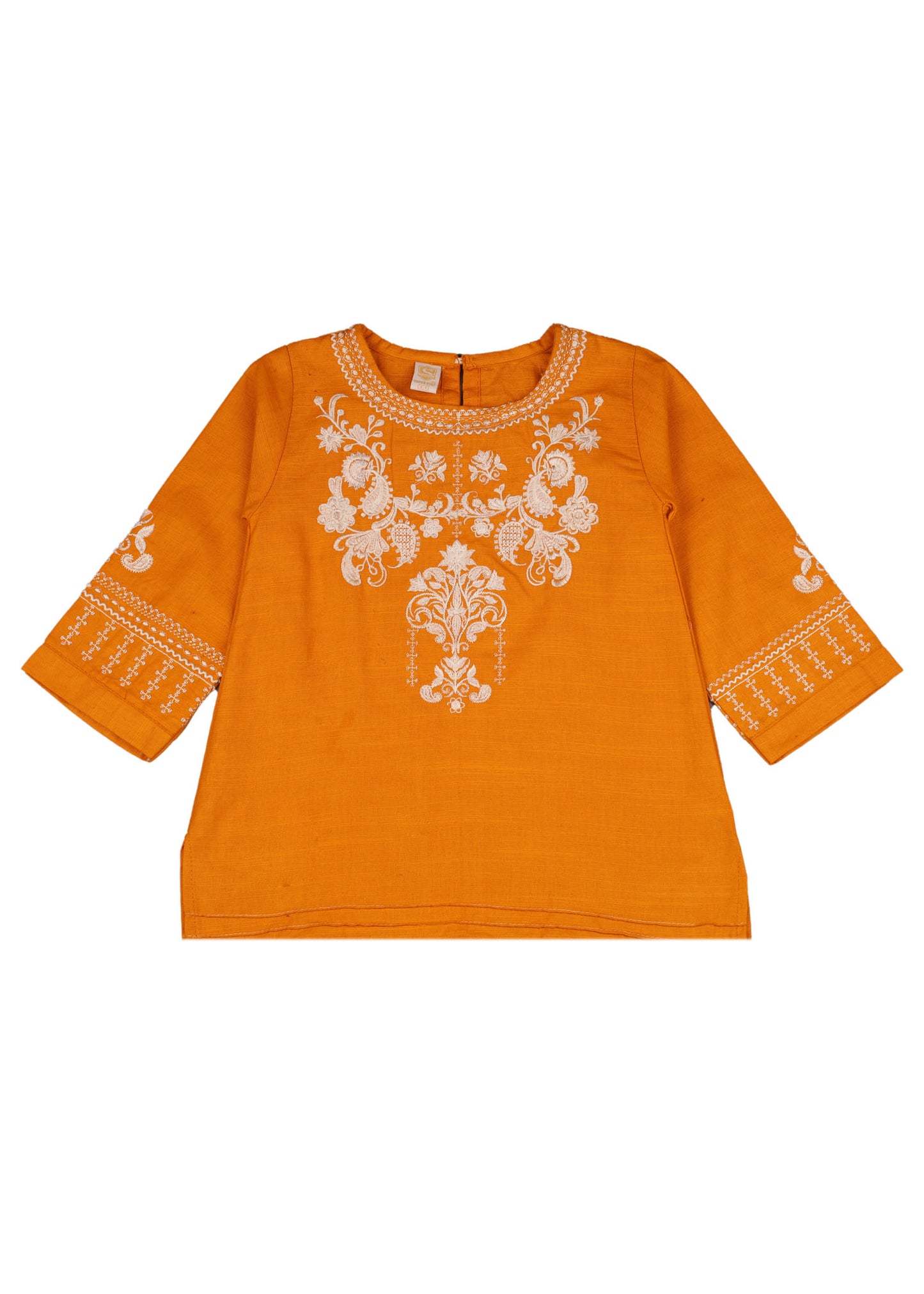 Embroidered Kameez With Flapper