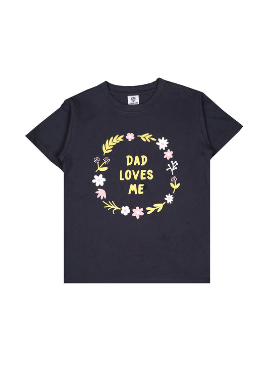 Dad Loves Me Grapic T-Shirt