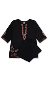 Embroidered Kameez & Trouser