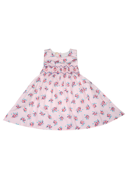 Floral Printed Casual Frock