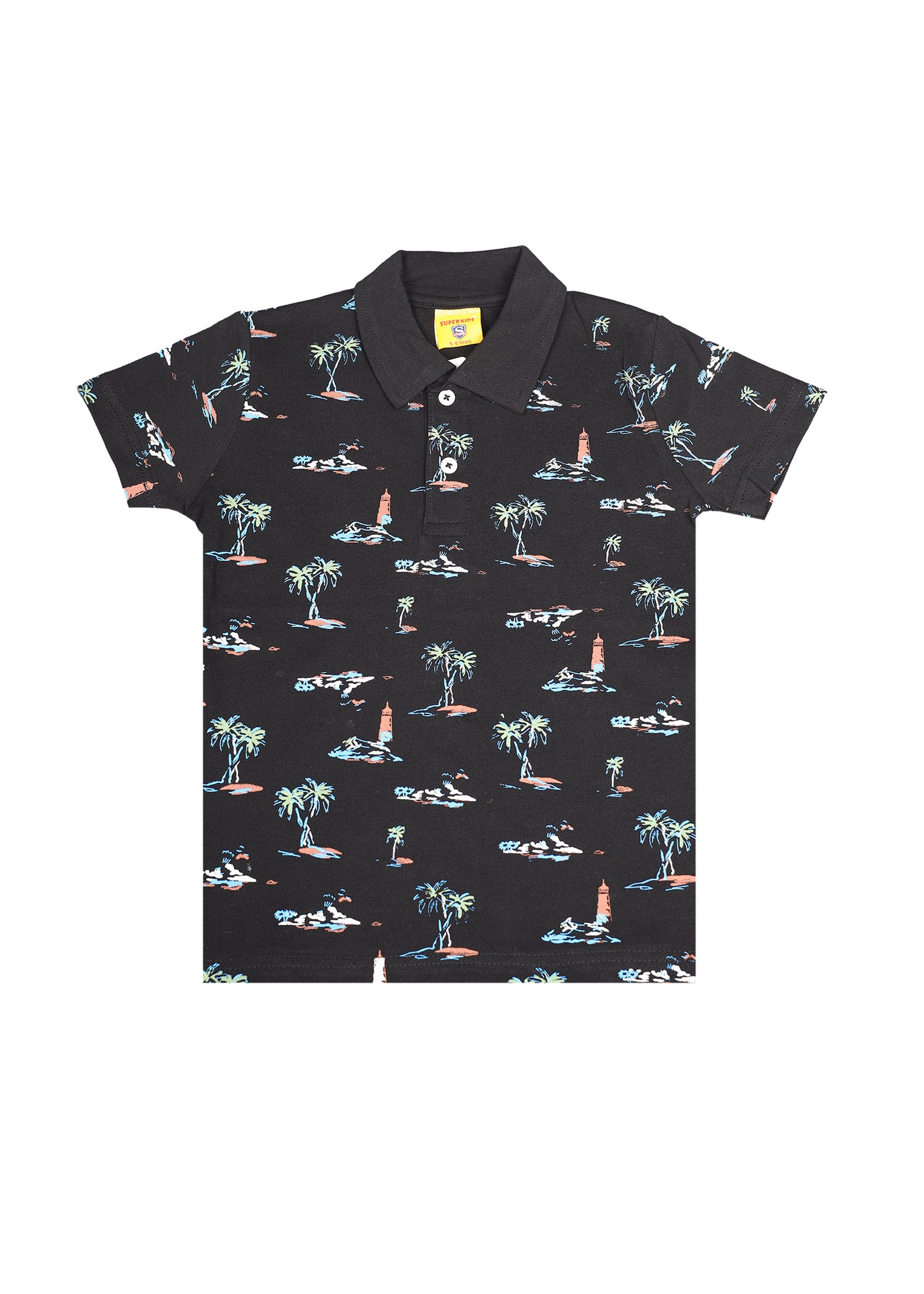 Printed Polo Shirt