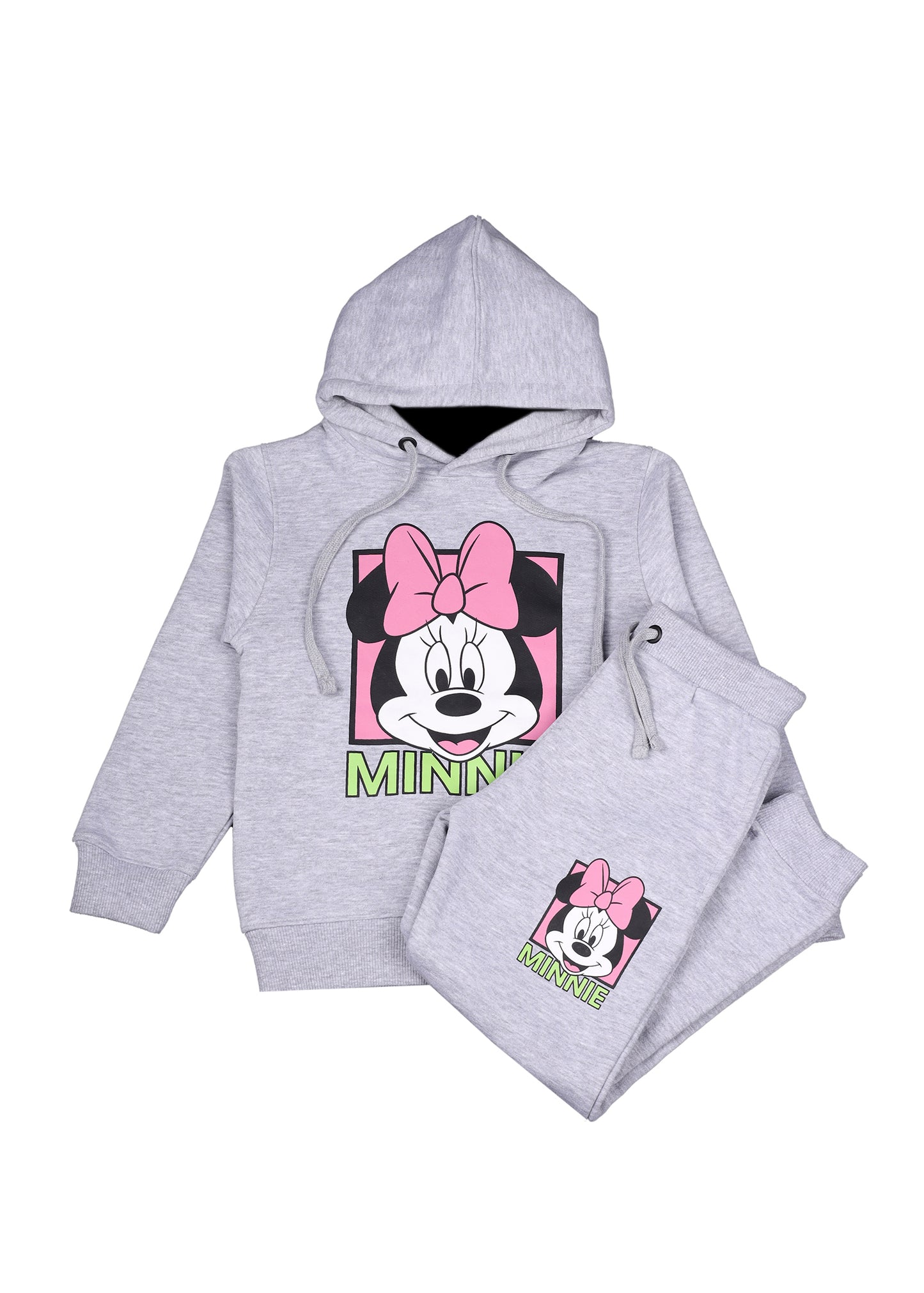 Minnie Grapic Hoodie & Trouser Set