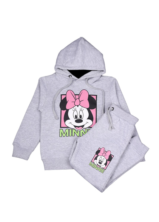 Minnie Grapic Hoodie & Trouser Set
