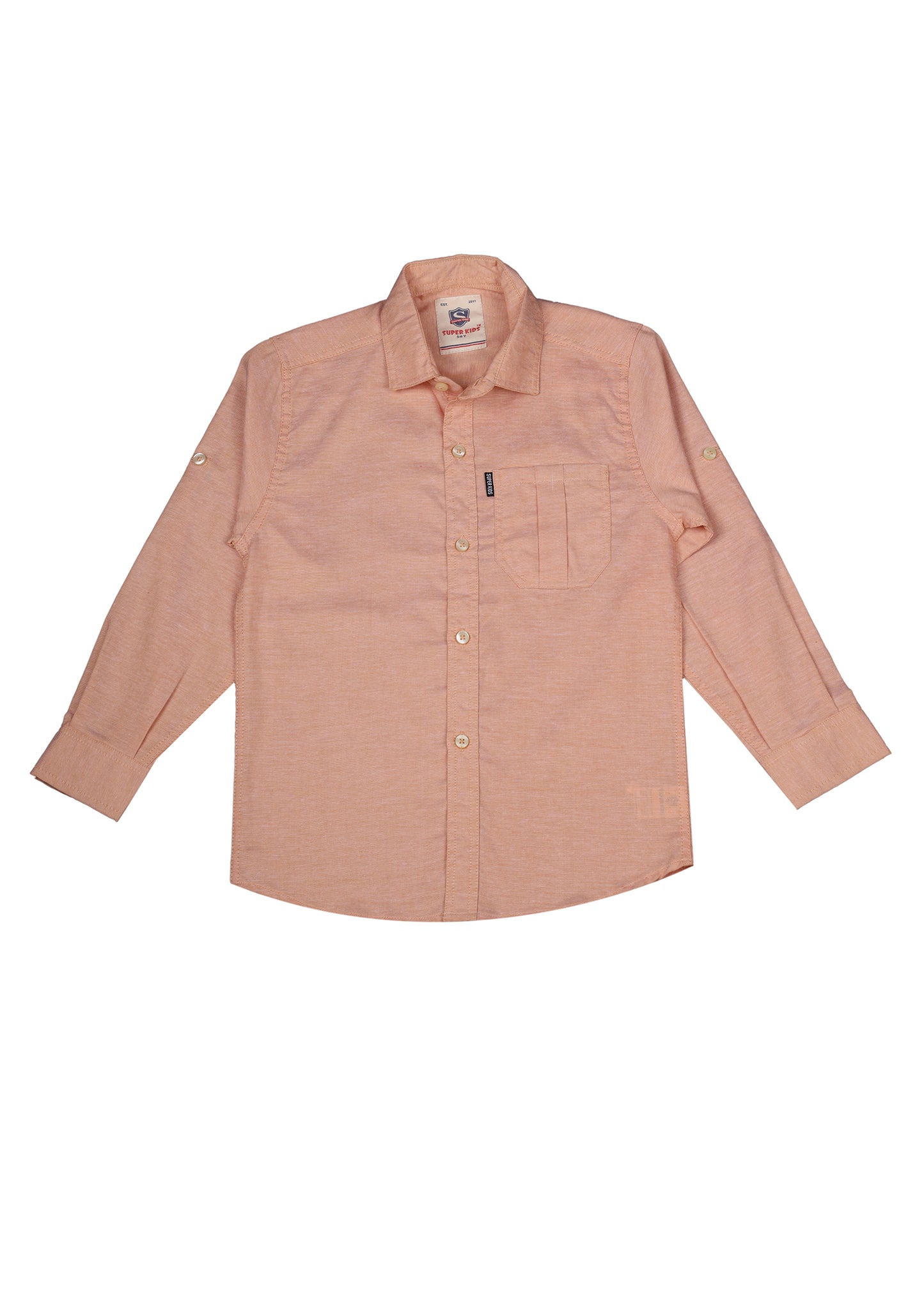 Single Pocket Buttom Down Casual Shirt